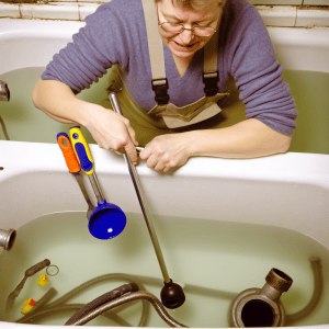 Clogged Bathtub Repair image