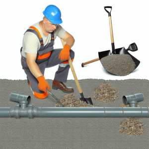 French Drain Installation image